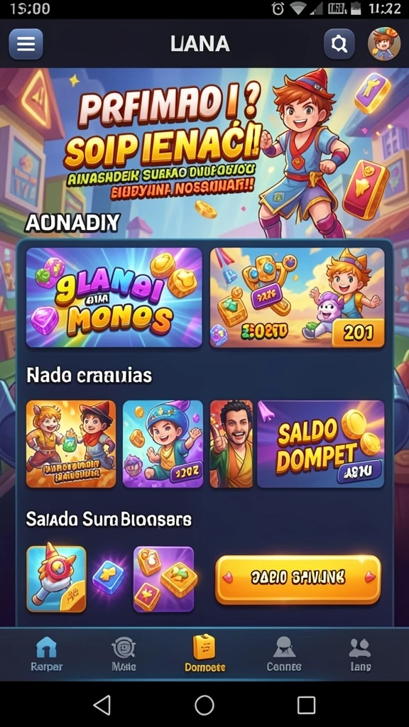 Berbagai pilihan permainan slot yang siap dimainkan.