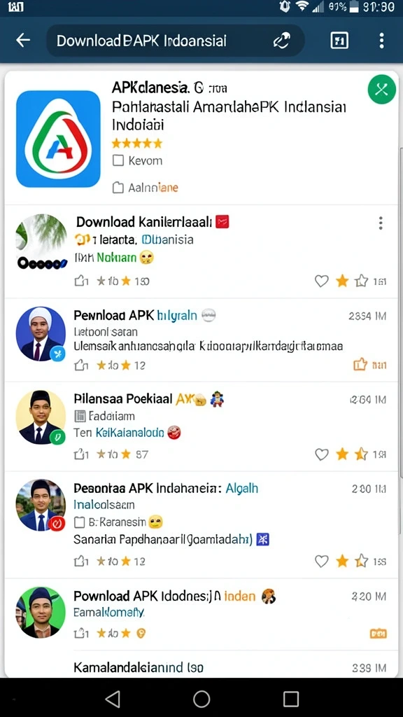 Tampilan karakter unik yang bisa dipilih oleh pemain.