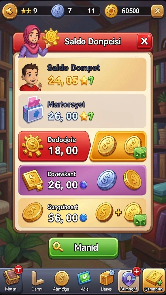 Desain tema slot yang beragam dan menarik.