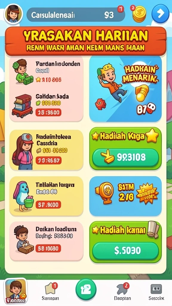 Tampilan menarik dari antarmuka utama BALIWIN66.