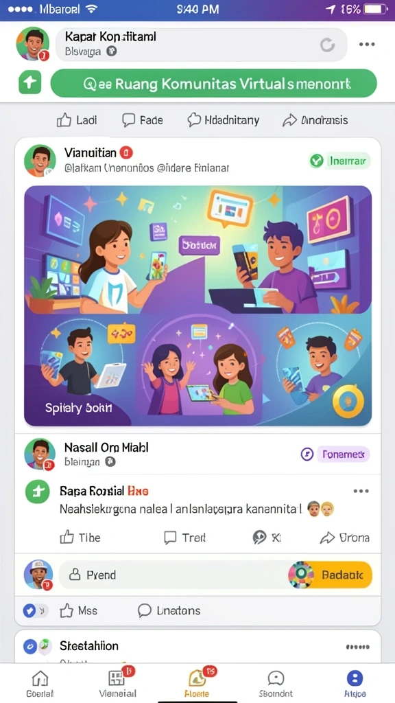 Tampilan antarmuka yang menarik dan mudah dinavigasi.