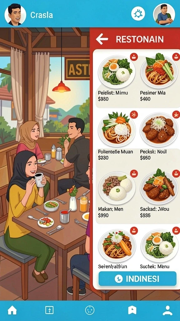 Karakter yang bisa dipilih dengan kemampuan unik masing-masing.