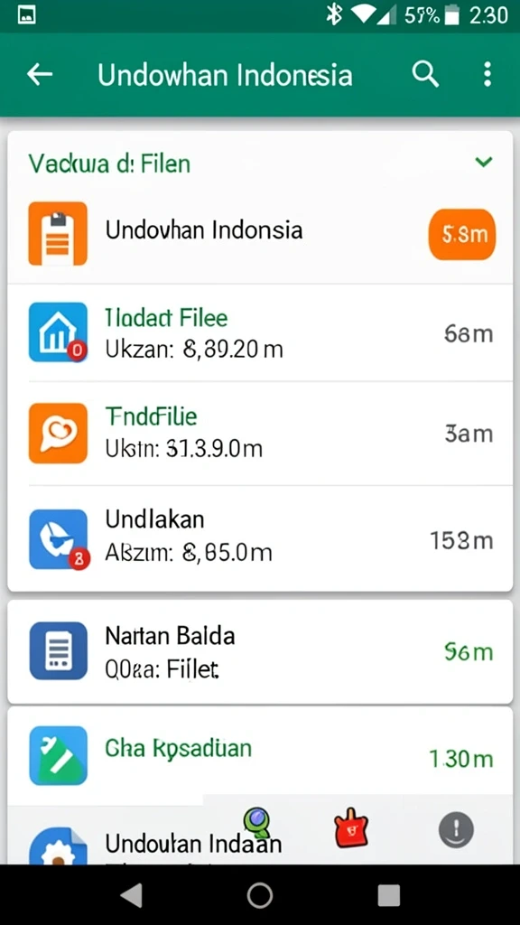 Tampilan antarmuka yang user-friendly.