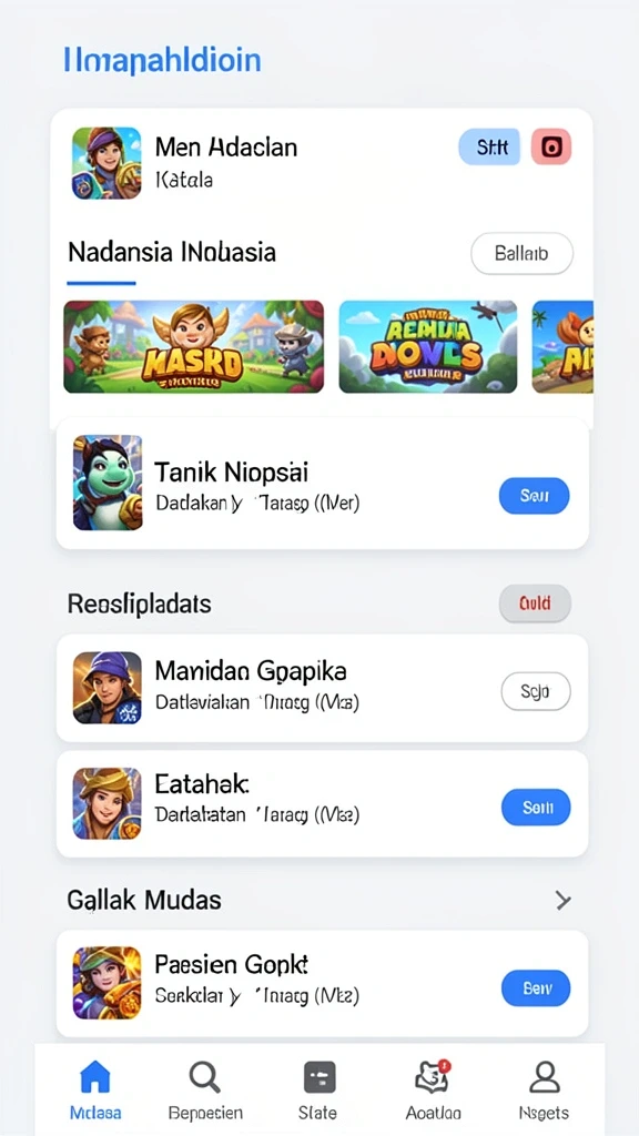 Tampilan antarmuka yang menarik dan user-friendly.