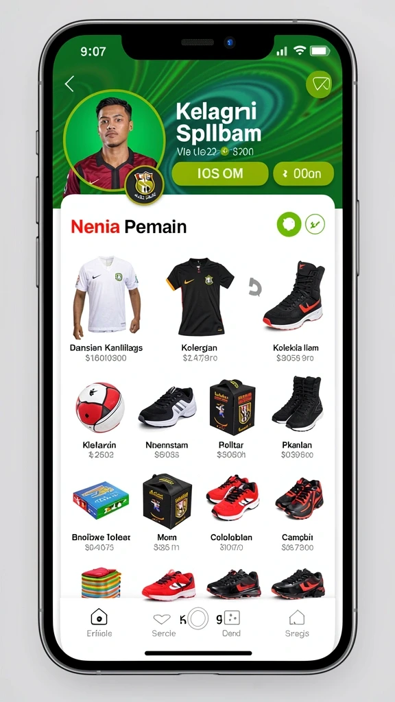 Tampilan menu utama yang menarik.