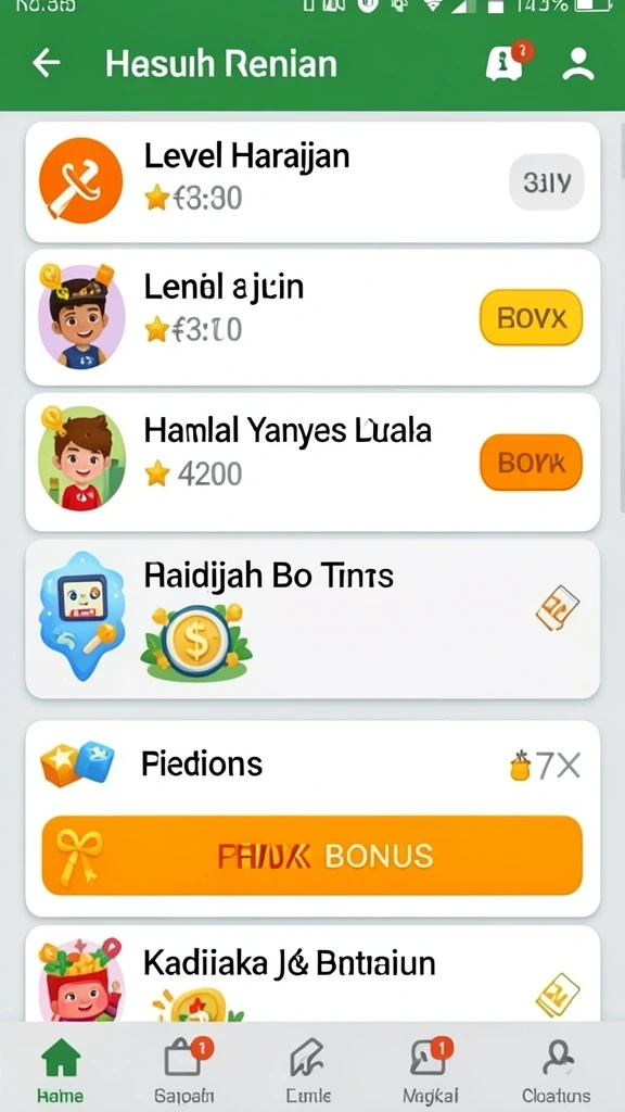 Tampilan antarmuka yang menarik dan mudah dipahami.