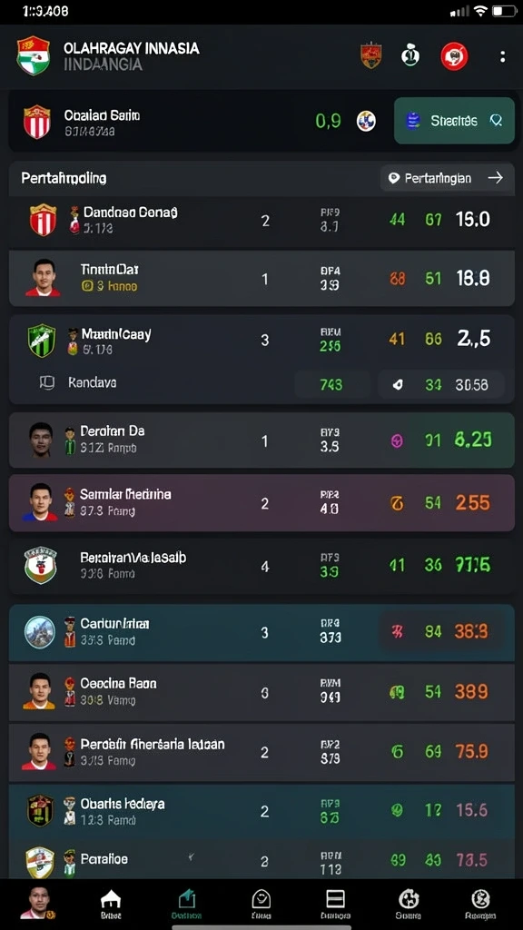 Tampilan gameplay yang mendebarkan dan penuh strategi.