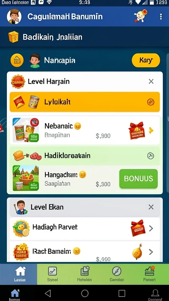 Fitur bonus dengan hadiah menarik untuk pemain.