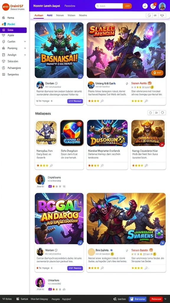 Tangkapan layar yang menampilkan grafis menawan dalam permainan.