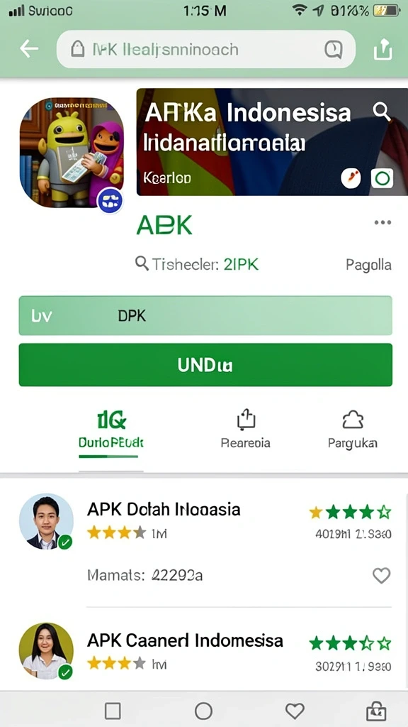 Tampilkan berbagai pilihan permainan yang tersedia.