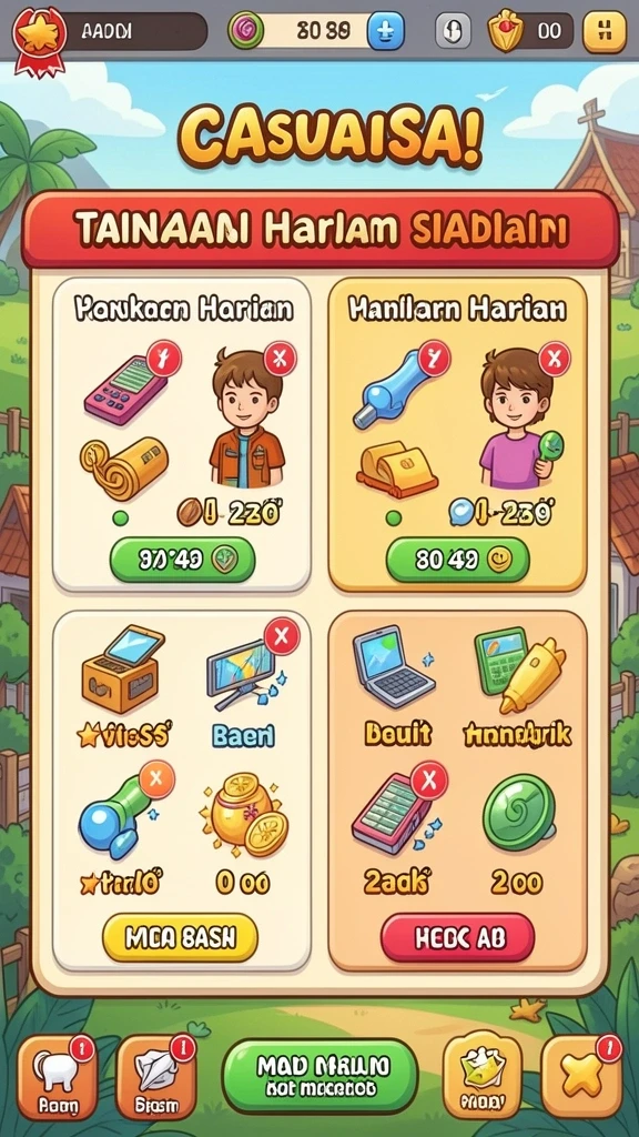 Gameplay seru dengan berbagai tantangan menarik.
