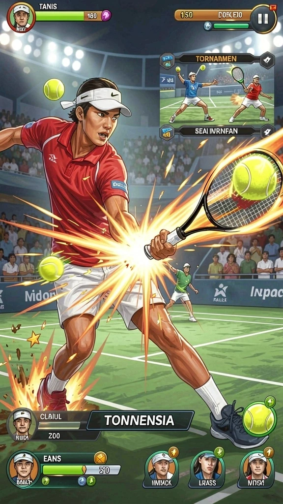 Tampilan mesin slot dengan tema gemerlap yang menarik.