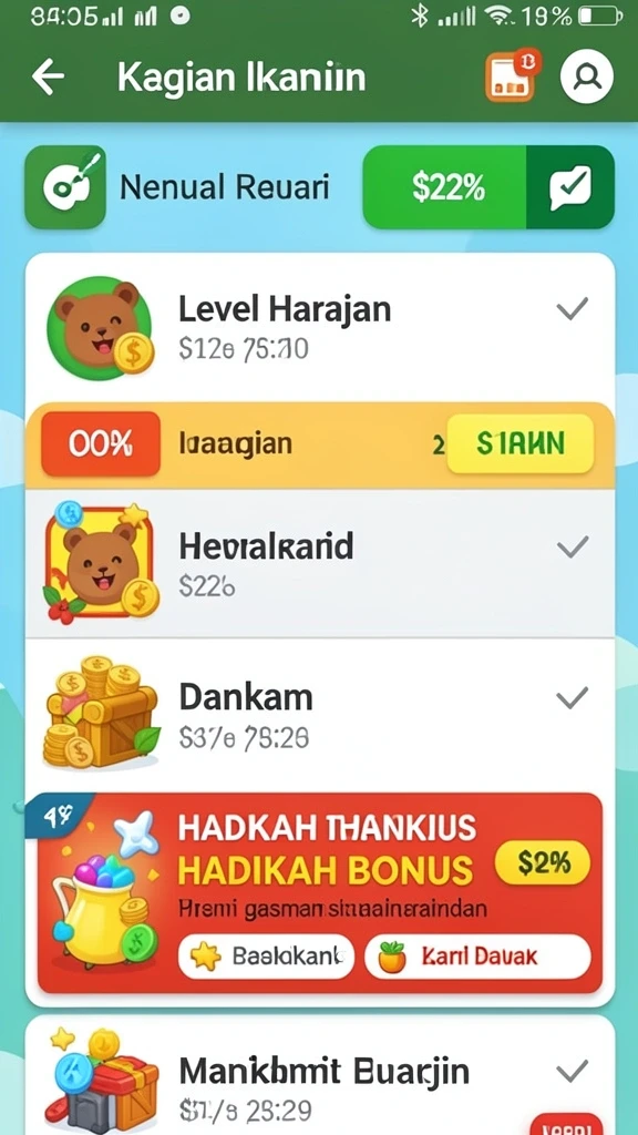 Beragam permainan slot dengan tema yang berbeda.