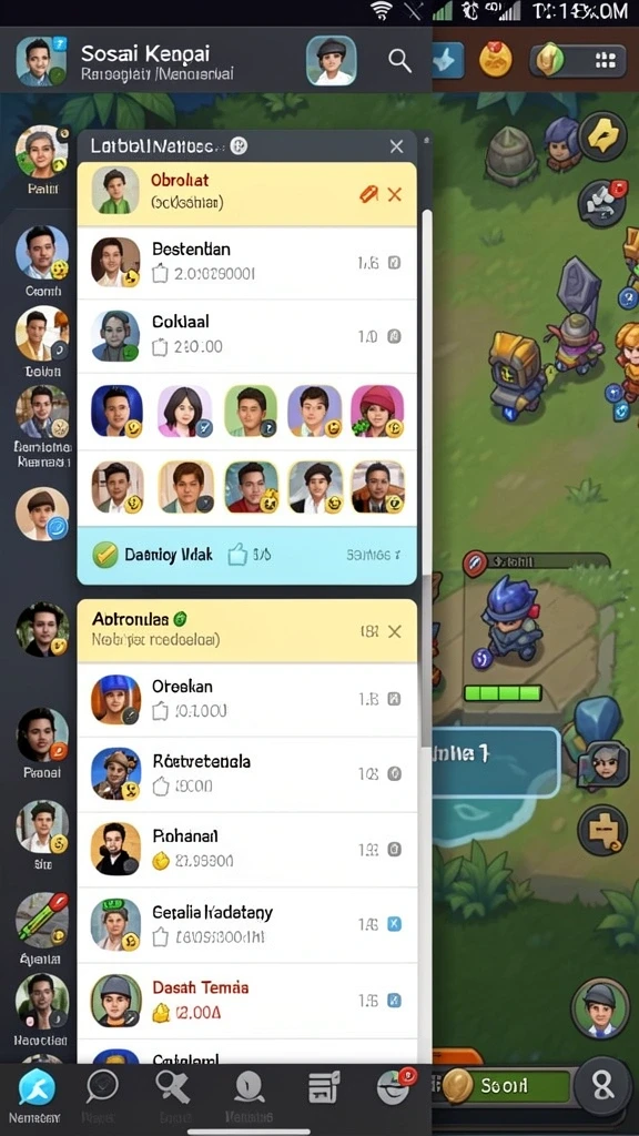 Fitur multiplayer memungkinkan Anda bersaing dengan teman-teman.