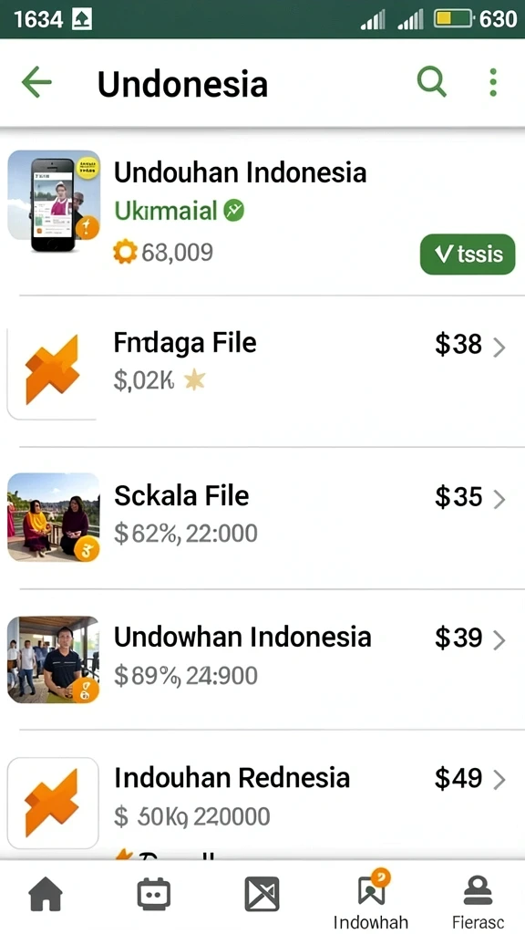 Halaman hadiah dengan berbagai penawaran menarik.
