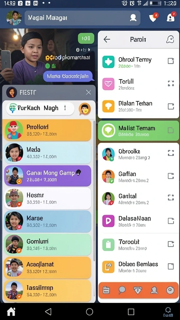 Tampilan antarmuka yang ramah pengguna.