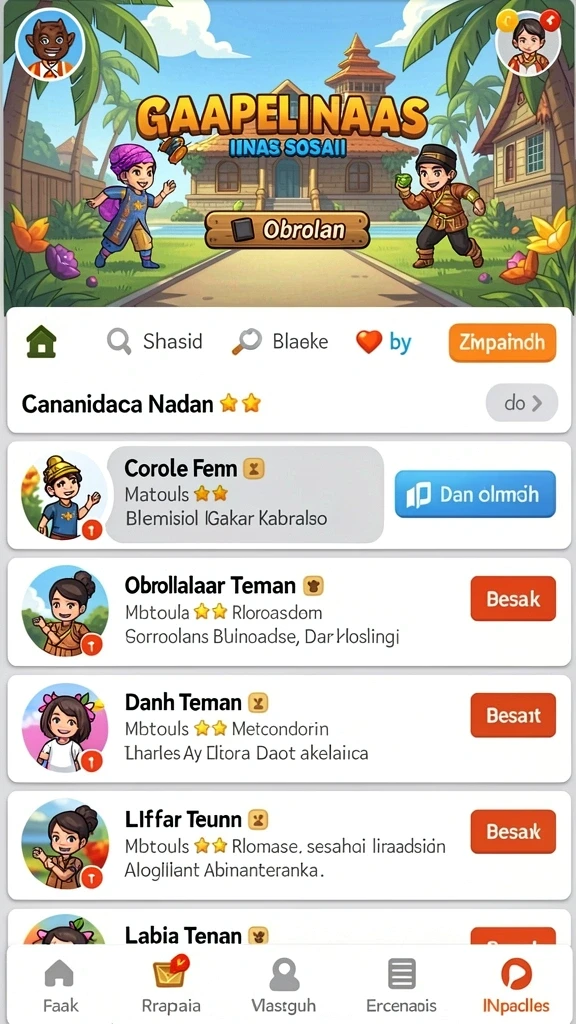 Tampilan antarmuka yang modern dan menarik.