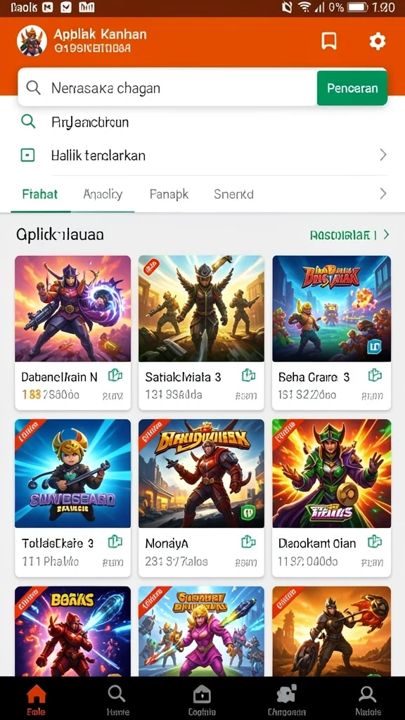 Tampilan antarmuka yang intuitif dan menarik.