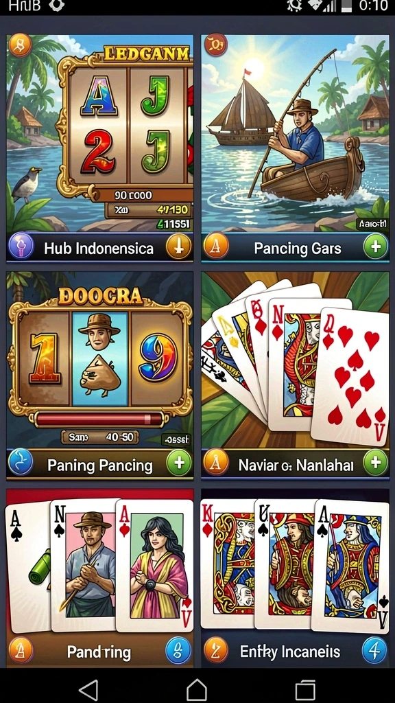 Tampilan grafik yang menawan dan warna-warni.