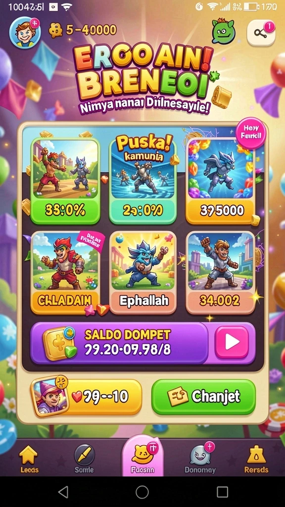 Mode multiplayer yang memungkinkan permainan bersama teman.