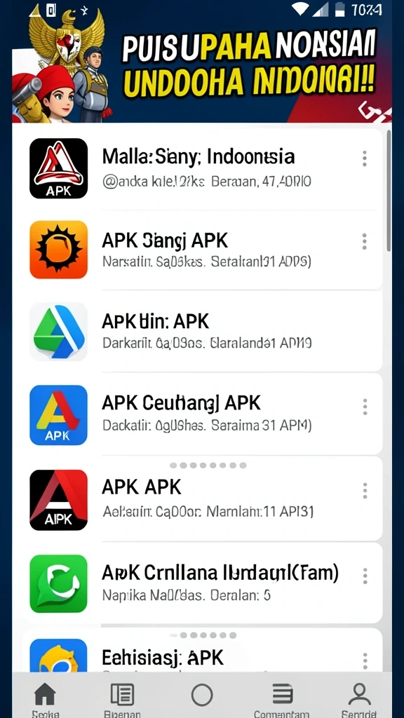 Tampilan awal aplikasi SORTOTO yang menarik.