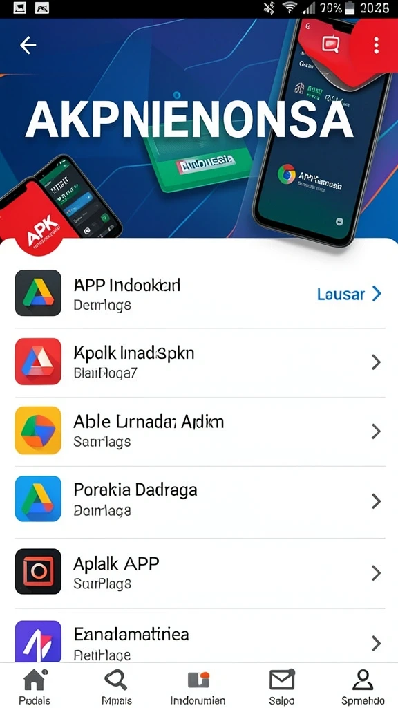 Screenshot menampilkan tampilan utama aplikasi SURGAPLAY.