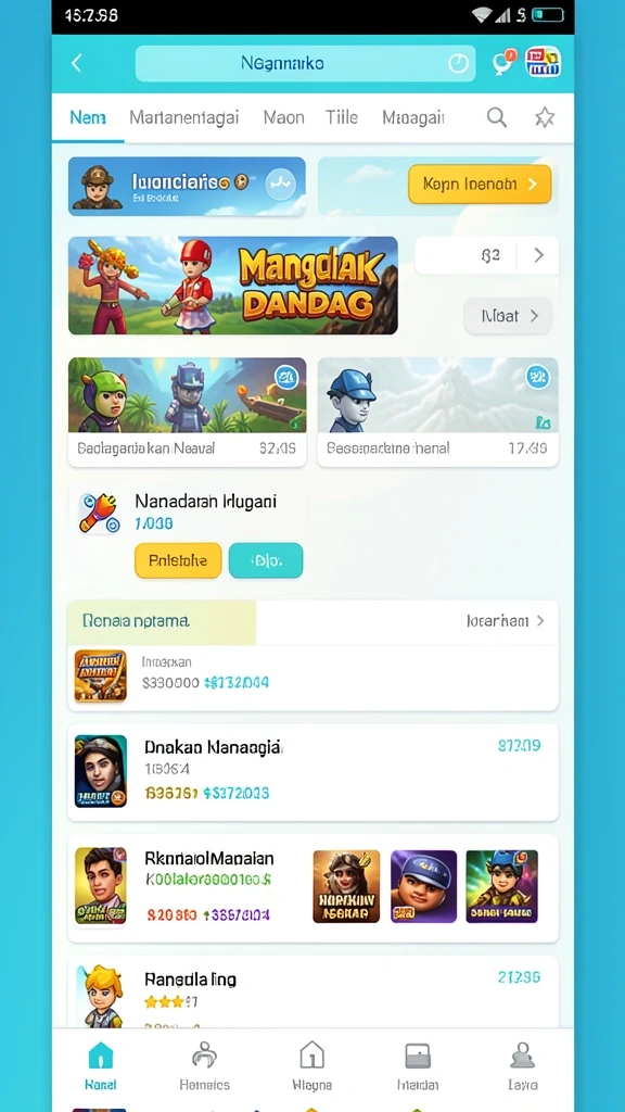 Fitur live draw yang menampilkan hasil secara real-time.